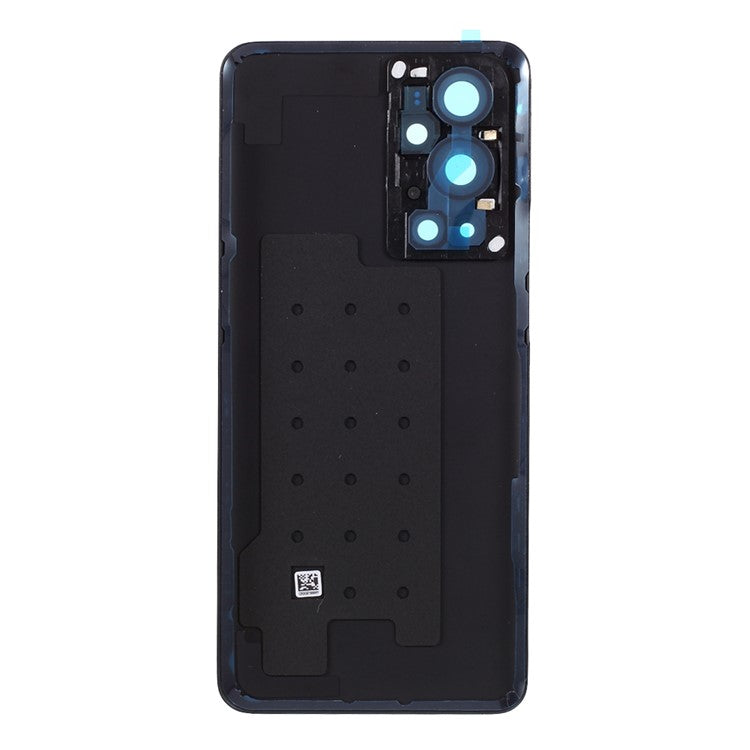 For OnePlus 9 Pro 5G OEM Battery Housing Cover Repair Part + Camera Lens Cover - Black