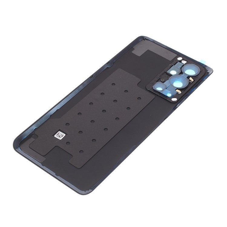For OnePlus 9 Pro 5G OEM Battery Housing Cover Repair Part + Camera Lens Cover - Black