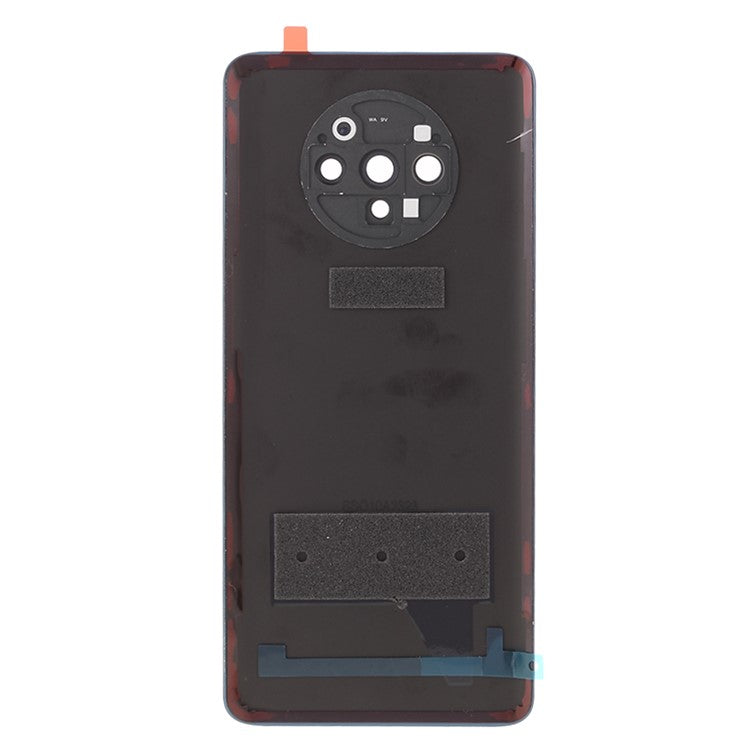 OEM Battery Cover Housing Door Back Case Replacement with Camera Lens Ring Cover for OnePlus 7T - Blue