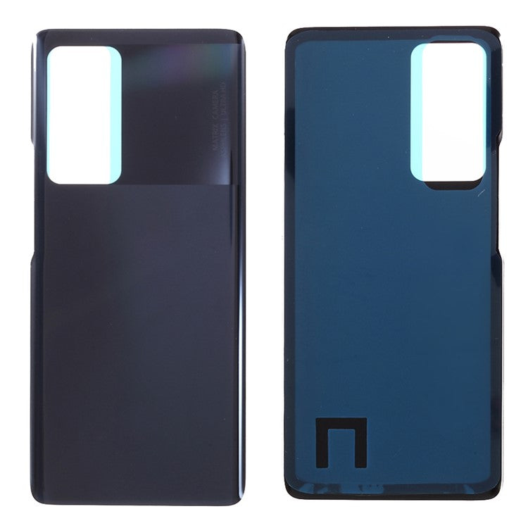 Back Battery Cover Rear Door Housing Case Replacement for Honor V40 5G - Midnight Black