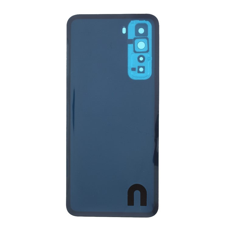 Housing Battery Door Back Cover with Camera Ring Cover Replacement (without Logo) for Huawei P40 Lite 5G - Dark Green