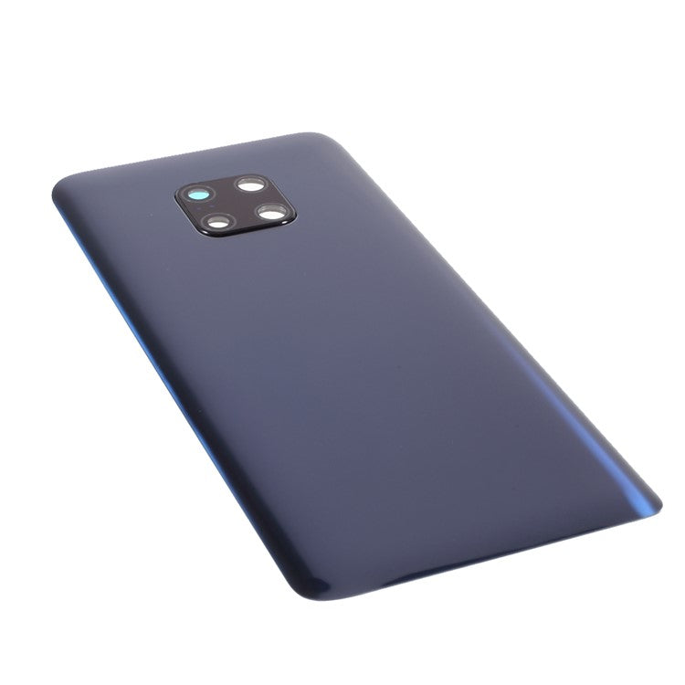 Battery Housing Back Cover with Camera Ring Lens Cover Part (without Logo) for Huawei Mate 20 Pro - Blue