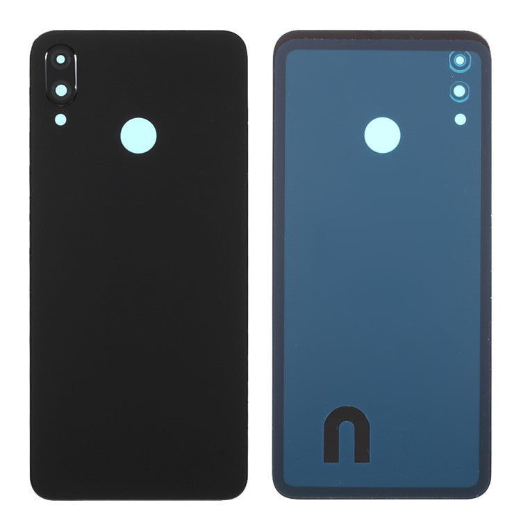 Battery Housing Back Cover with Camera Ring Lens Cover Replacement (without Logo) for Huawei nova 3i - Black