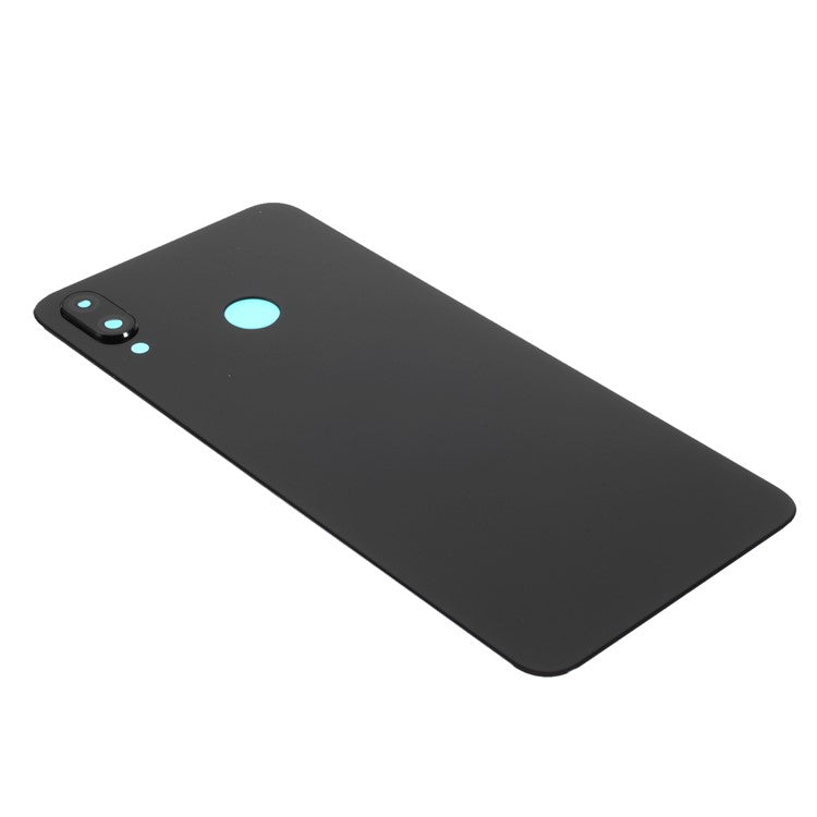 Battery Housing Back Cover with Camera Ring Lens Cover Replacement (without Logo) for Huawei nova 3i - Black