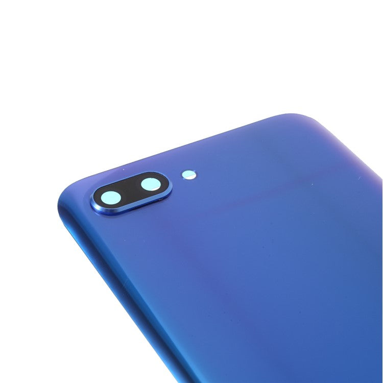 Battery Back Cover with Camera Ring Lens Cover Part (without Logo) for Huawei Honor 10 - Blue
