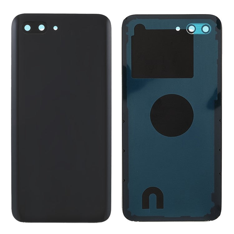 Battery Back Cover with Camera Ring Lens Cover Part (without Logo) for Huawei Honor 10 - Black