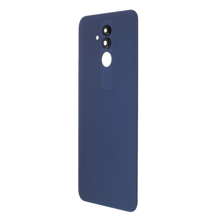 Back Battery Housing Cover with Camera Ring Lens Cover Part (without Logo) for Huawei Mate 20 Lite - Blue