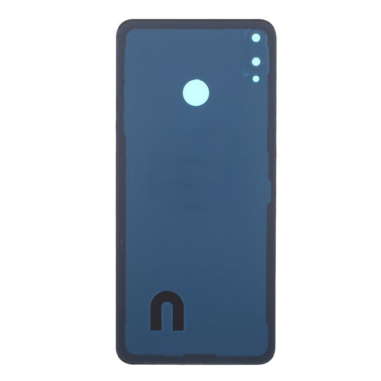 Battery Housing Back Cover with Camera Ring Lens Cover Replacement (without Logo) for Huawei Honor 8X - Black