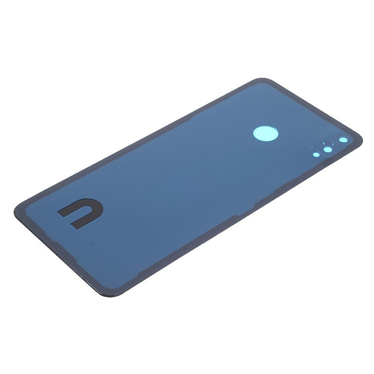 Battery Housing Back Cover with Camera Ring Lens Cover Replacement (without Logo) for Huawei Honor 8X - Black