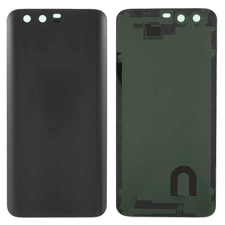 Housing Battery Door Back Cover Replacement Parts with Camera Ring Cover (without Logo) for Huawei Honor 9 - Black