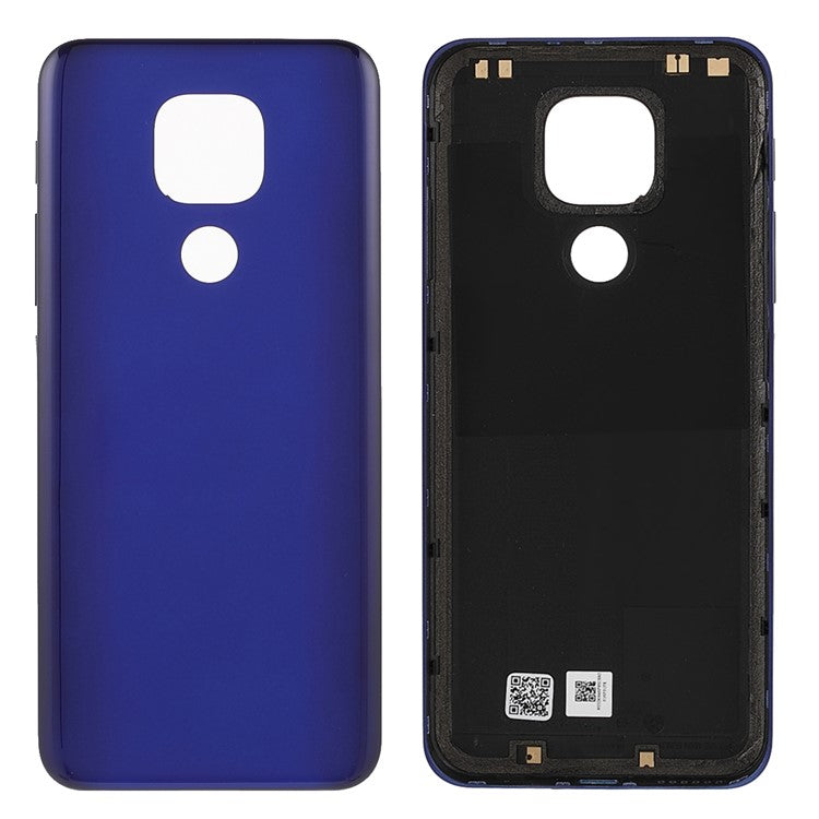 OEM Disassembly Back Cover Part Replacement (without Logo) for Motorola Moto G9 Play - Blue