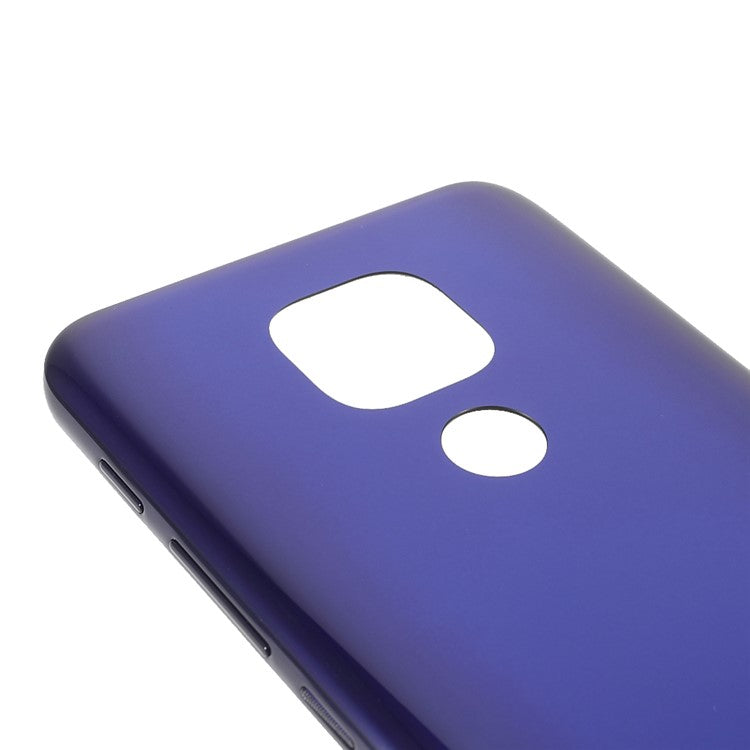 OEM Disassembly Back Cover Part Replacement (without Logo) for Motorola Moto G9 Play - Blue