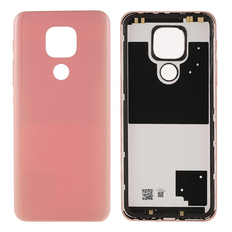 OEM Disassembly Back Cover Part Replacement (without Logo) for Motorola Moto G9 Play - Pink