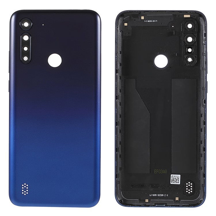 OEM Rear Housing Back Cover Replacement (without Logo) for Motorola Moto G8 Power Lite - Royal Blue