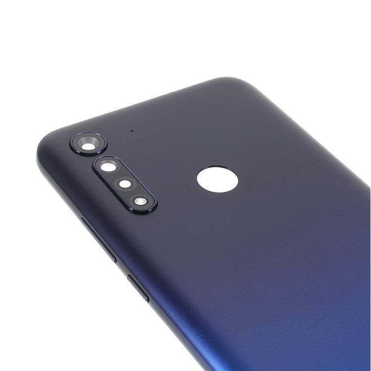 OEM Rear Housing Back Cover Replacement (without Logo) for Motorola Moto G8 Power Lite - Royal Blue