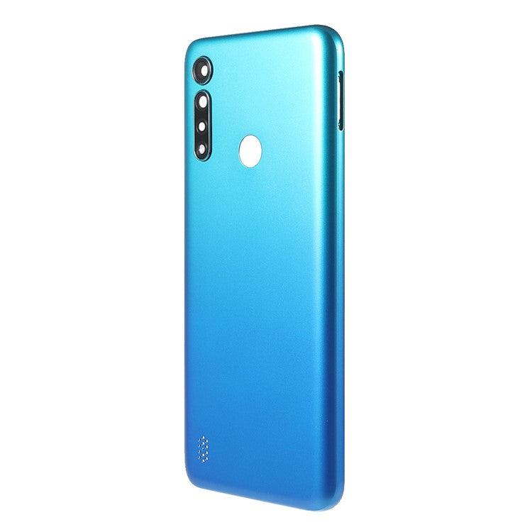 OEM Rear Housing Back Cover Replacement (without Logo) for Motorola Moto G8 Power Lite - Arctic Blue