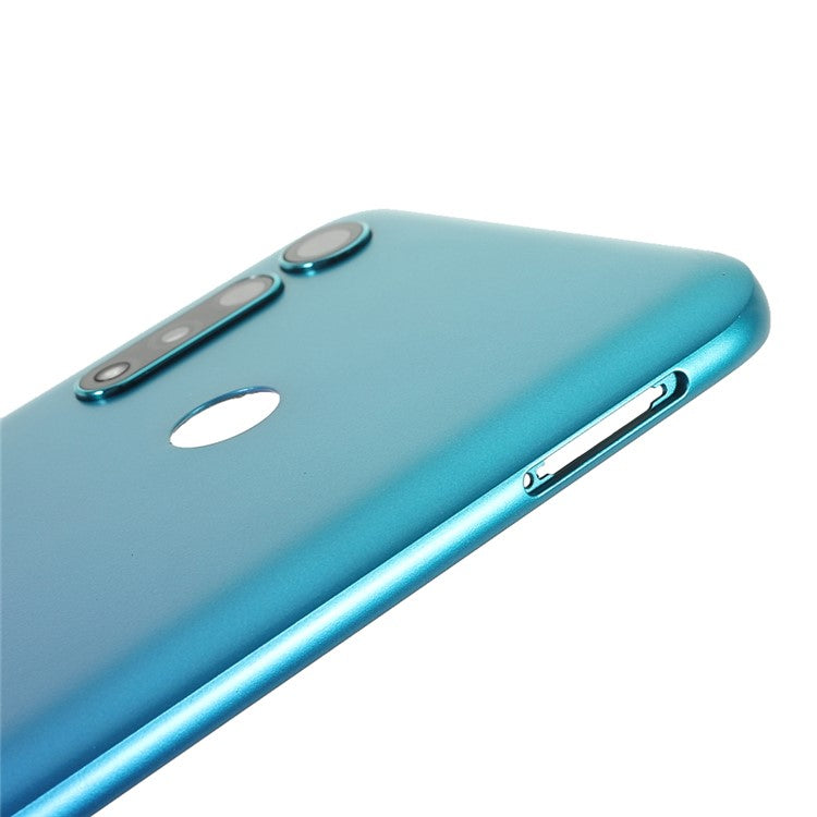 OEM Rear Housing Back Cover Replacement (without Logo) for Motorola Moto G8 Power Lite - Arctic Blue