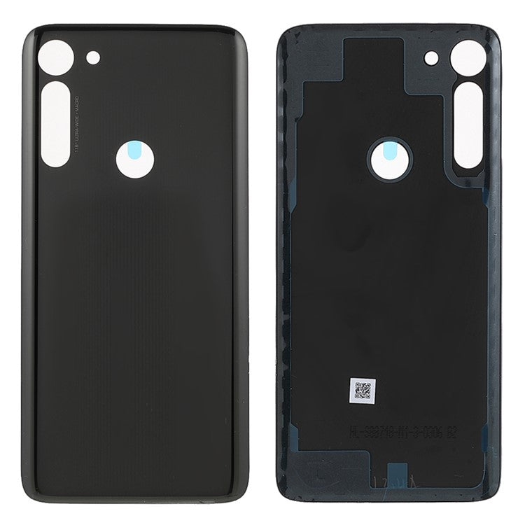 OEM Back Battery Housing Cover with Adhesive Sticker (without Logo) for Motorola Moto G8 Power - Black
