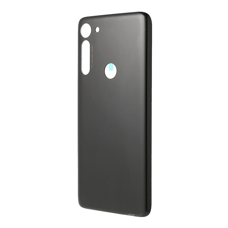 OEM Back Battery Housing Cover with Adhesive Sticker (without Logo) for Motorola Moto G8 Power - Black