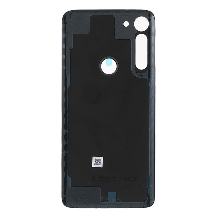 OEM Back Battery Housing Cover with Adhesive Sticker (without Logo) for Motorola Moto G8 Power - Black