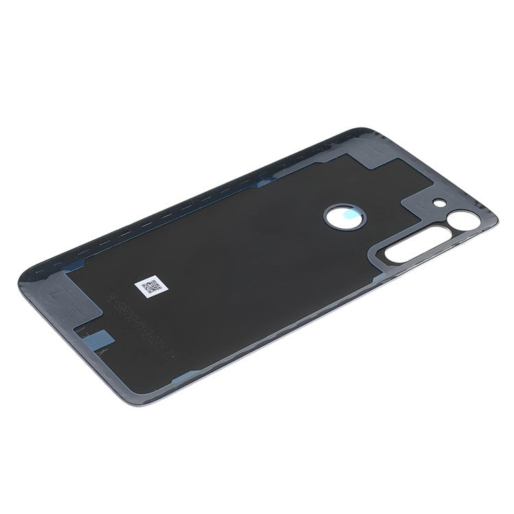 OEM Back Battery Housing Cover with Adhesive Sticker (without Logo) for Motorola Moto G8 Power - Black