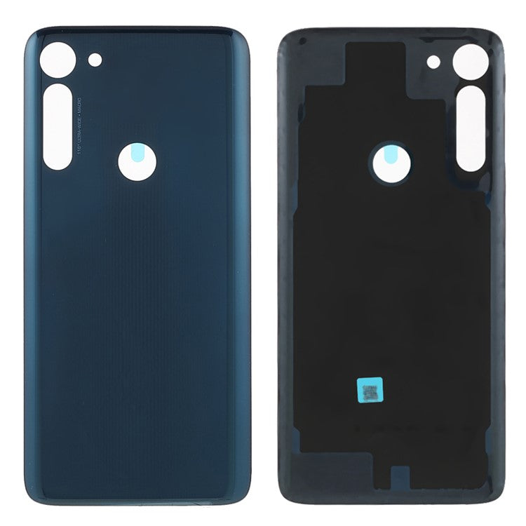 OEM Back Battery Housing Cover with Adhesive Sticker (without Logo) for Motorola Moto G8 Power - Blue