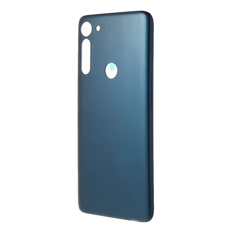 OEM Back Battery Housing Cover with Adhesive Sticker (without Logo) for Motorola Moto G8 Power - Blue