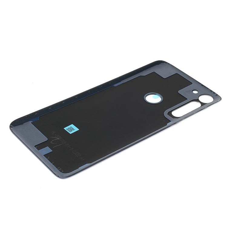 OEM Back Battery Housing Cover with Adhesive Sticker (without Logo) for Motorola Moto G8 Power - Blue