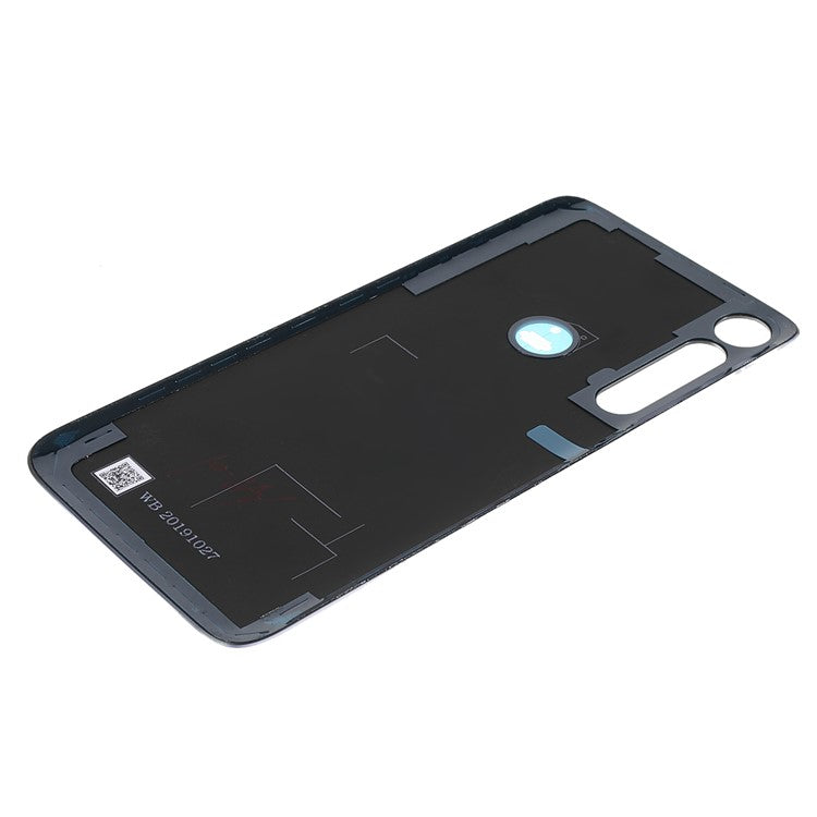 OEM Back Battery Housing Cover with Adhesive Sticker (without Logo) for Motorola Moto G8 Plus - Dark Blue