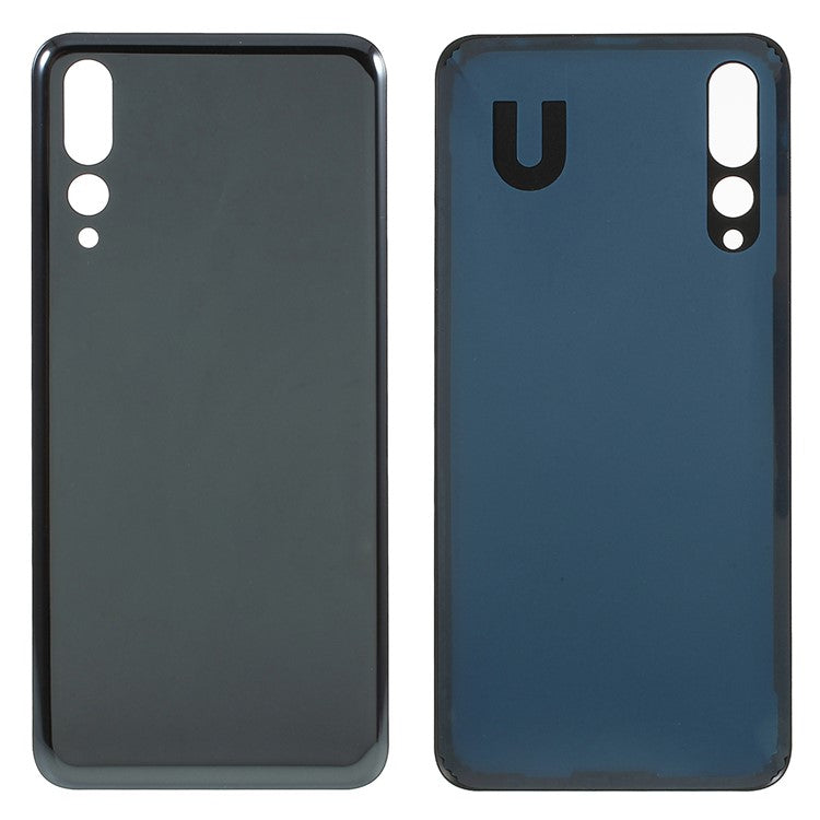 For Huawei P20 Pro Back Battery Housing Cover Replacement (without Logo) - Black