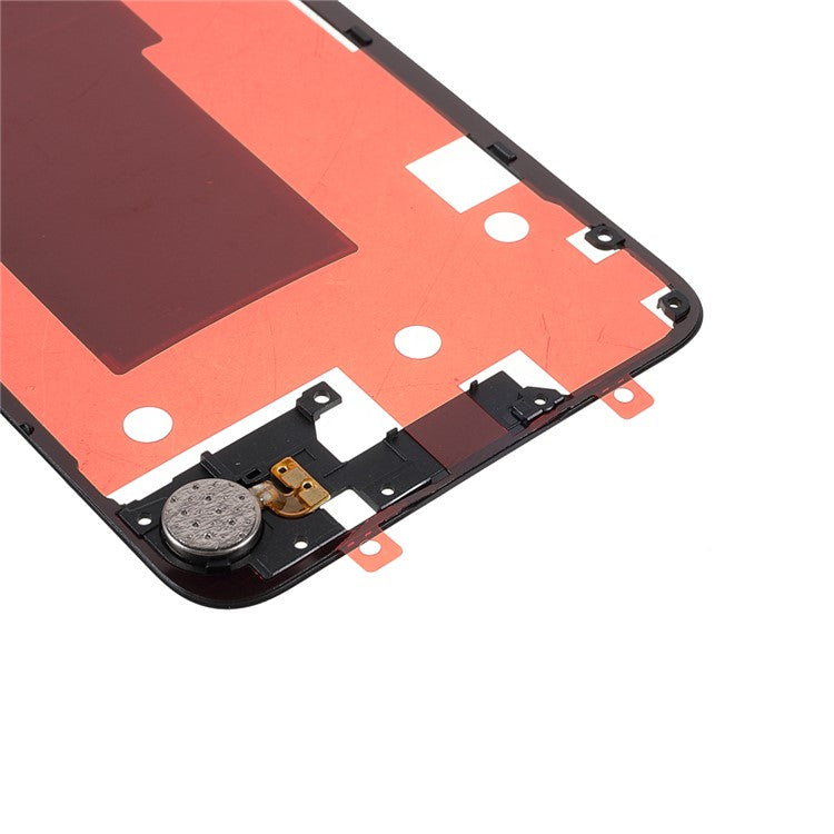 OEM Rear Housing Supporting Frame Battery Back Cover Bracket with NFC Flex Cable (without Logo) for Honor 20/nova 5T - Black