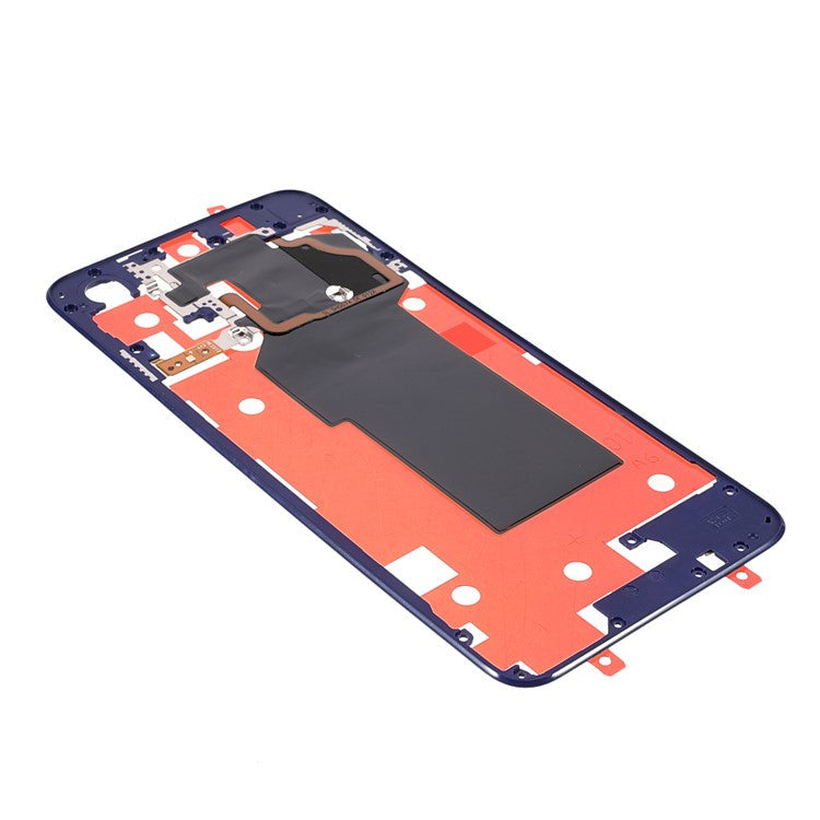 OEM Rear Housing Supporting Frame Battery Back Cover Bracket with NFC Flex Cable (without Logo) for Honor 20/nova 5T - Blue