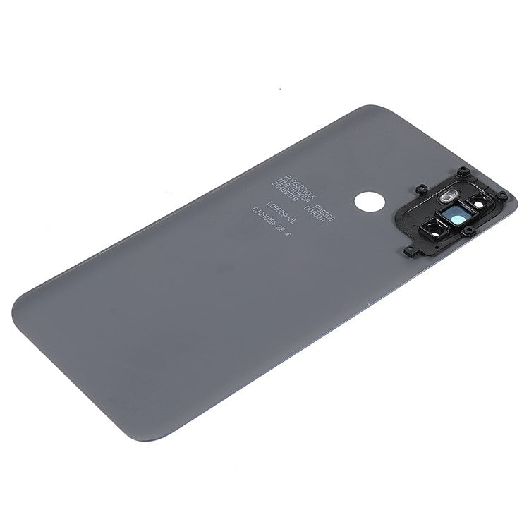 Battery Housing Back Cover with Camera Ring Lens Cover Replacement for Oppo A53 (2020) CPH2127 / A32 (2020) / A33 (2020) - Blue