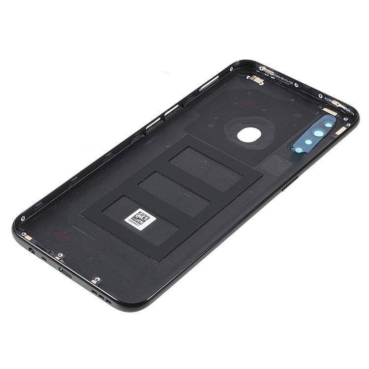 For Oppo A31 (2020) / A8 Battery Housing Back Cover with Camera Ring Lens Cover Replacement - Black