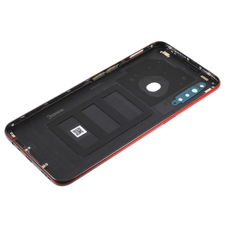 For Oppo A31 (2020) / A8 Battery Housing Back Cover with Camera Ring Lens Cover Replacement - Red