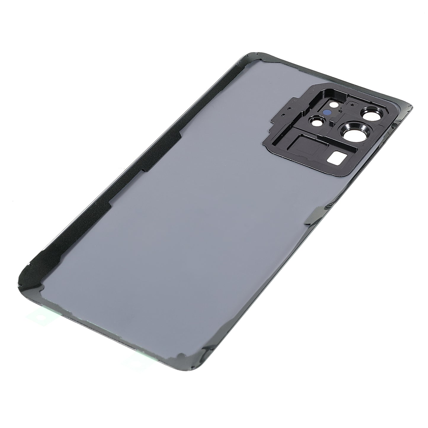 Housing Battery Door Back Cover Replacement Parts with Camera Ring Cover (without Logo) for Samsung Galaxy S20 Ultra 5G/S20 Ultra - Black