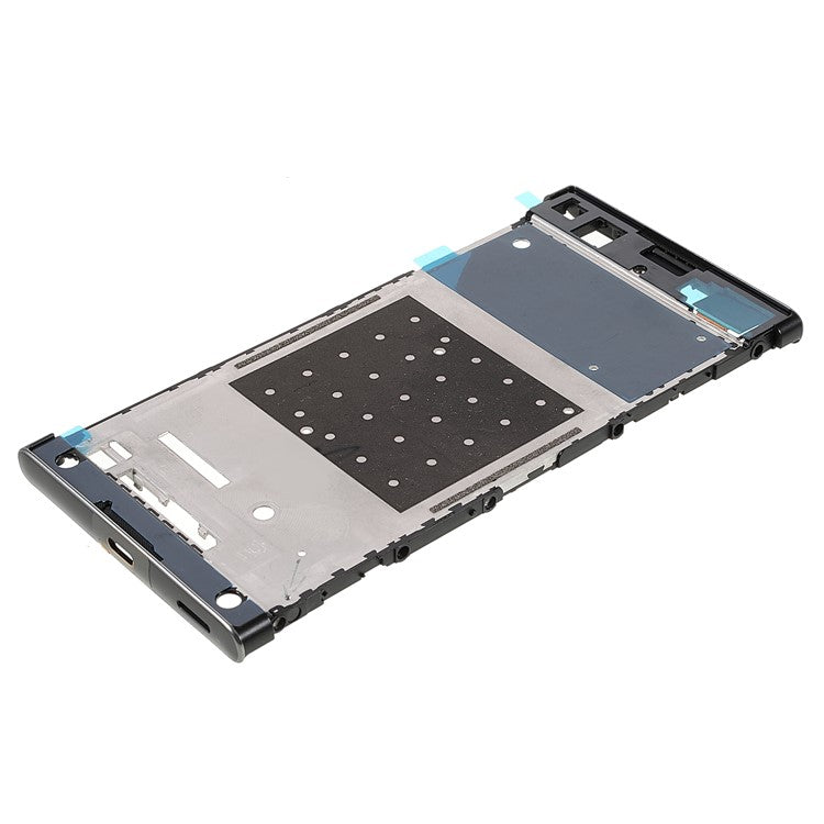 OEM Middle Plate Frame Replacement (without Logo) for Sony Xperia XA1 Plus - Black