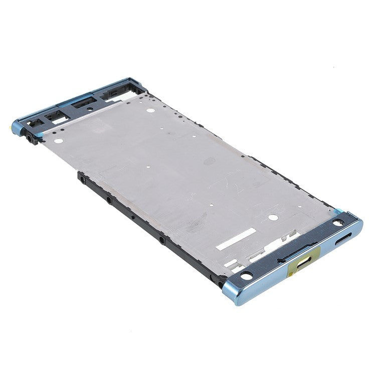 For Sony Xperia XA1 Plus OEM Middle Plate Frame Replacement (without Logo) - Blue