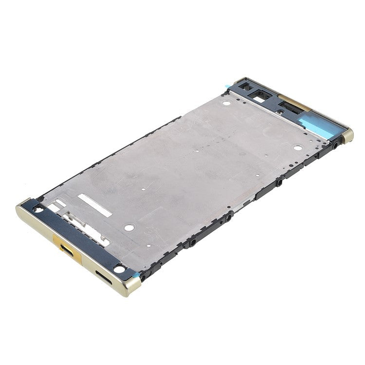 For Sony Xperia XA1 Plus OEM Middle Plate Frame Replacement (without Logo) - Gold