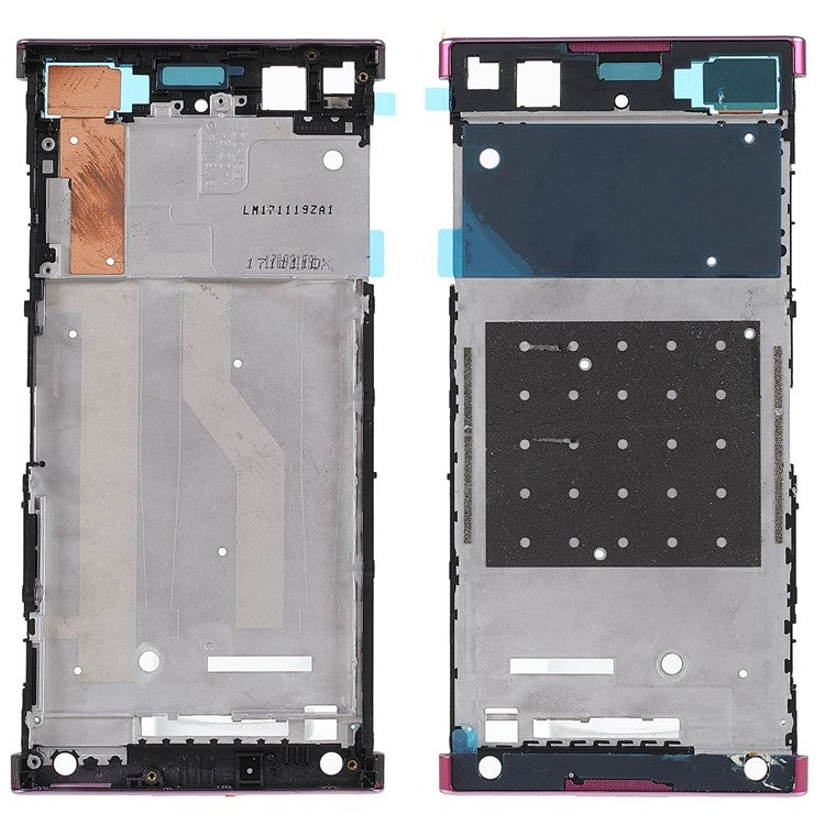 For Sony Xperia XA1 Plus OEM Middle Plate Frame Replacement (without Logo) - Pink