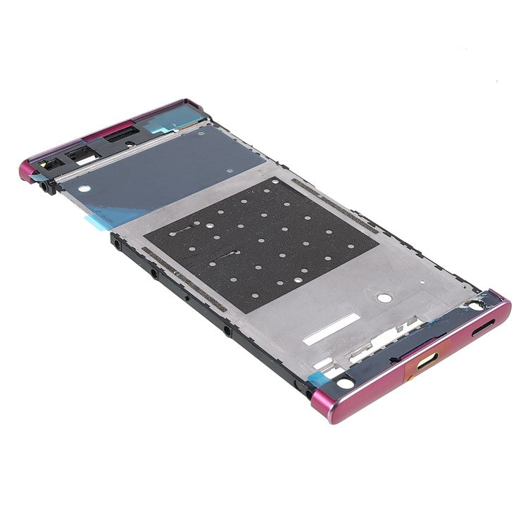 For Sony Xperia XA1 Plus OEM Middle Plate Frame Replacement (without Logo) - Pink