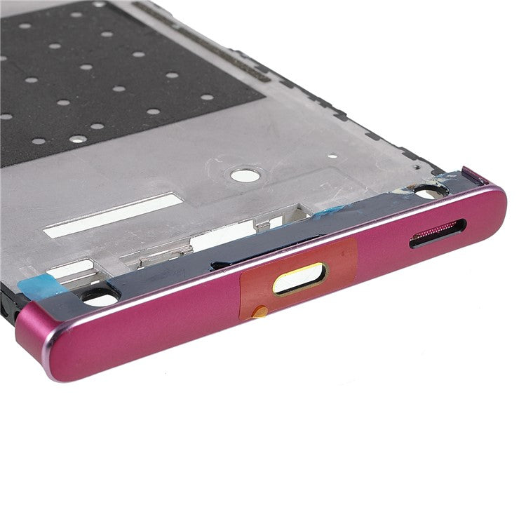 For Sony Xperia XA1 Plus OEM Middle Plate Frame Replacement (without Logo) - Pink