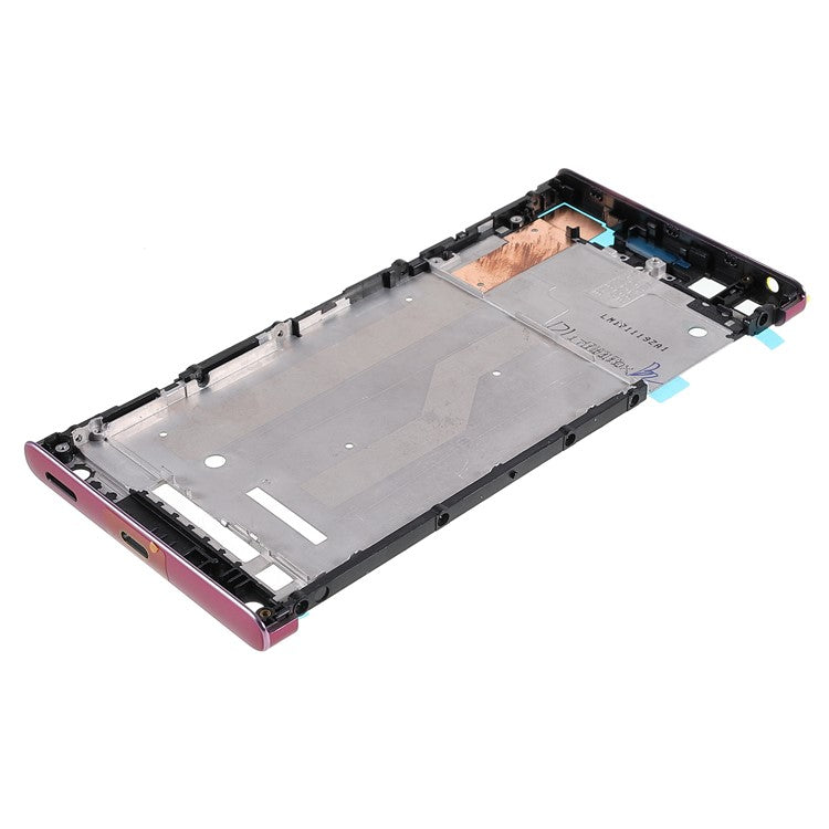 For Sony Xperia XA1 Plus OEM Middle Plate Frame Replacement (without Logo) - Pink