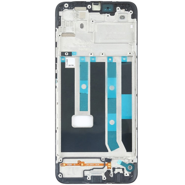 For OPPO A15 CPH2185 / A15s CPH2179 / A35 / A16k Middle Plate Frame Repair Part (A-Side) (without Logo) - Black