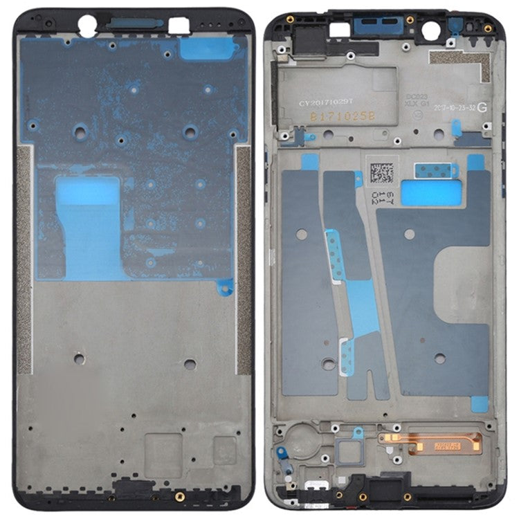 For Oppo A73 / F5 Middle Plate Frame Repair Part (A-Side) (without Logo) - Black