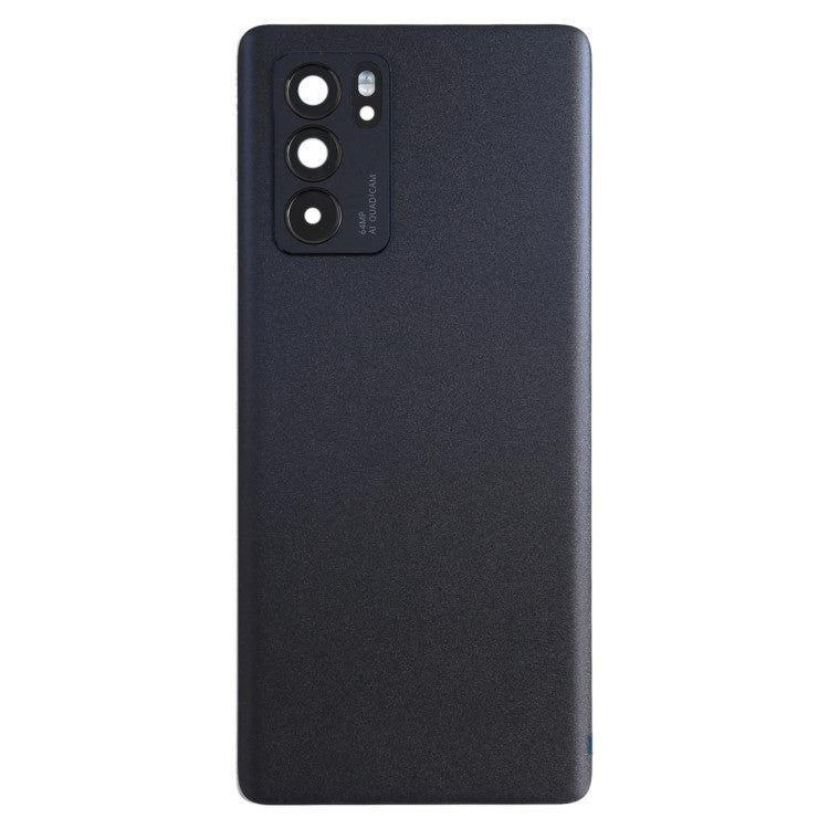 For Oppo Reno6 Pro 5G PEPM00, CPH2249 OEM Back Battery Housing Cover with Camera Ring Lens Cover Part - Black