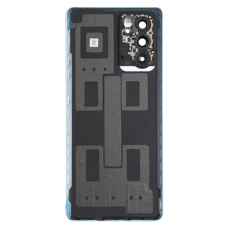 For Oppo Reno6 Pro 5G PEPM00, CPH2249 OEM Back Battery Housing Cover with Camera Ring Lens Cover Part - Blue