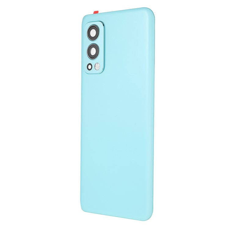 For OnePlus Nord 2 5G OEM Battery Back Cover Rear Door Housing Replacement with Camera Lens Ring Cover - Green