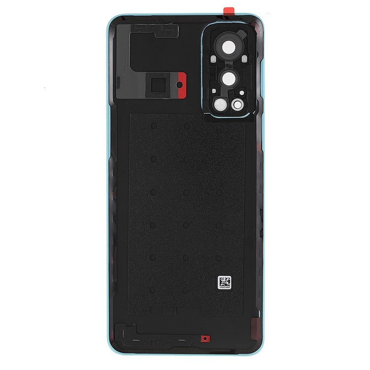 For OnePlus Nord 2 5G OEM Battery Back Cover Rear Door Housing Replacement with Camera Lens Ring Cover - Green