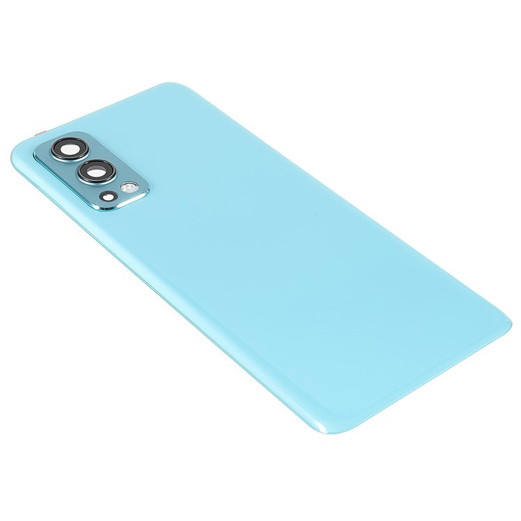 For OnePlus Nord 2 5G OEM Battery Back Cover Rear Door Housing Replacement with Camera Lens Ring Cover - Green